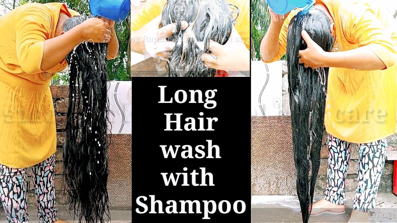 How to Wash Long Hair Properly Proper Way to Apply Shampoo on Long
