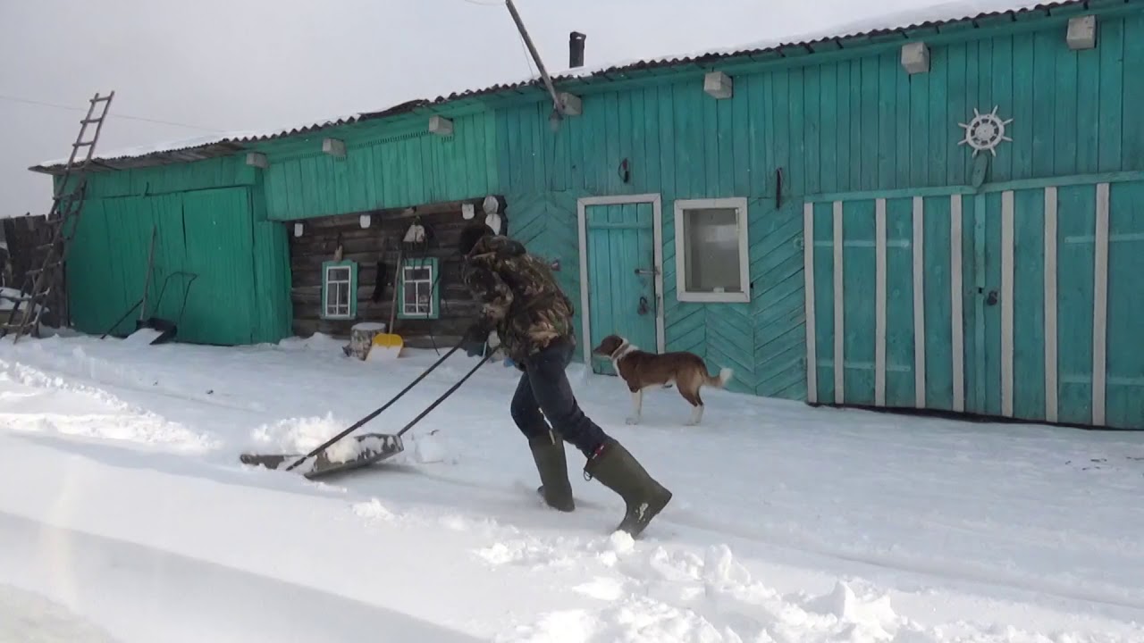 Жизнь в деревне Зимой - YouTube
