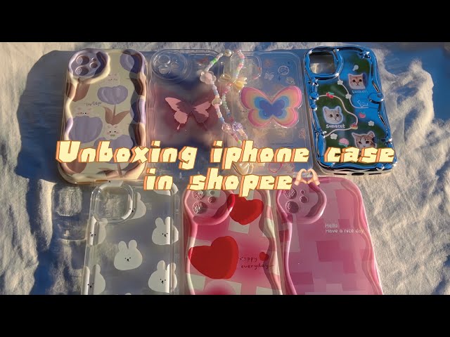 [UNBOXING] Phone case unboxing🫶🏻 // Ốp lưng iphone trên shopee🛒 // Dieuxinhh