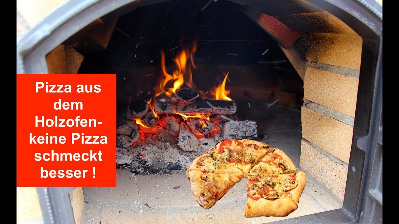 Pizza mit 3 Sorten Käse aus dem Holzofen // Keine Pizza schmeckt besser ! - YouTube