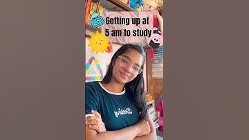 Waking Up at 5 AM to Study for 2 Hours 😴📚 Morning Study Routine | Study Motivation #morningstudy