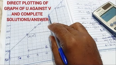 PLOTTING GRAPH OF EXPERIMENT M3 & COMPLETE ANALYSIS OF ANSWERS || PHY 107 PRACTICAL || #GMAETS41