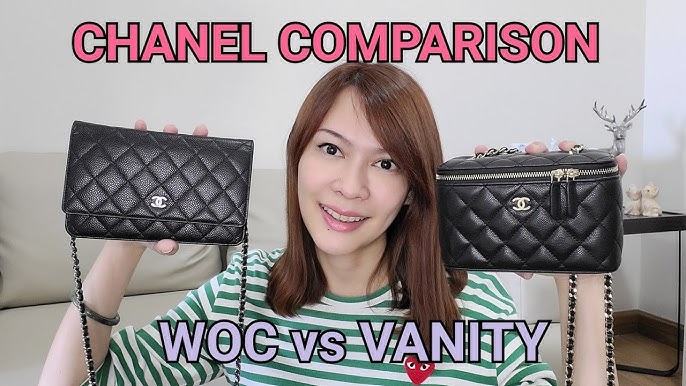 CHANEL SMALL VANITY WITH CHAIN REVIEW AND What fits 