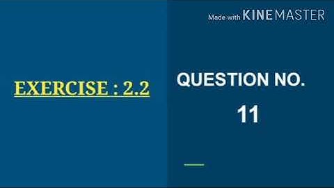 12 commerce statistics part 1 chapter 2 exercise 2.2 question no. 11