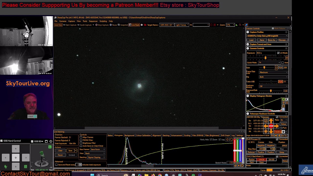 03-07-2026 Lets Look At Cool Night Sky Ojbects LIVE from Arizona!