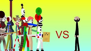 Clown team vs The Man With The Upside Down Face (C.I.I LIFE OF LUXURY TREVOR HENDERSON)