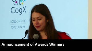 Announcement of Awards Winners | CogX 2019