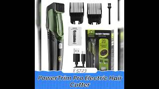 ✂️ Elevate your grooming game with the PowerTrim Pro Electric Hair Cutter! Say goodbye to bad…