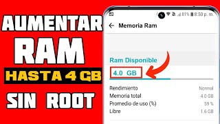 Como aumentar la memoria RAM en cualquier Celular sin Root / Método 2024 ✅️