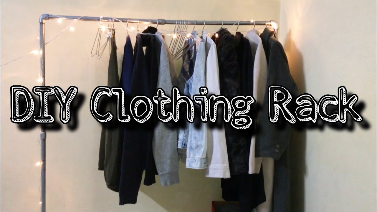 DIY Clothing RacK Under Rs 1000/- | Clothing Rack under $15 | DIY - YouTube