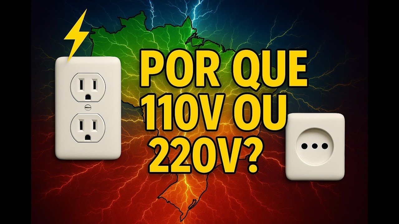 A Razão da Diferença entre 110V e 220V  História, Técnica e a Bagunça Brasileira. #19