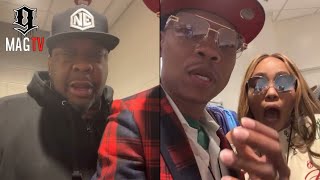 Bobby Brown Pops Up On Ron & Shamari Devoe Backstage! 😆