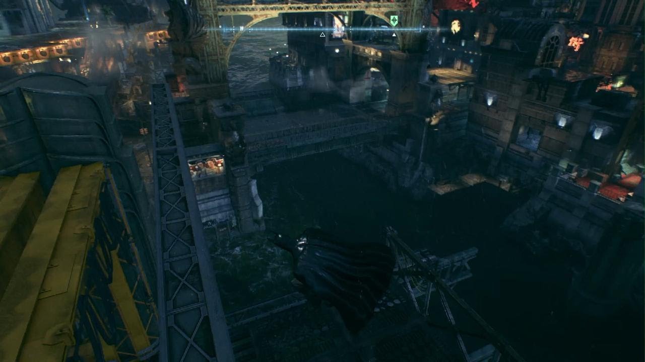 BATMAN: ARKHAM KNIGHT|Walking on air is wild.