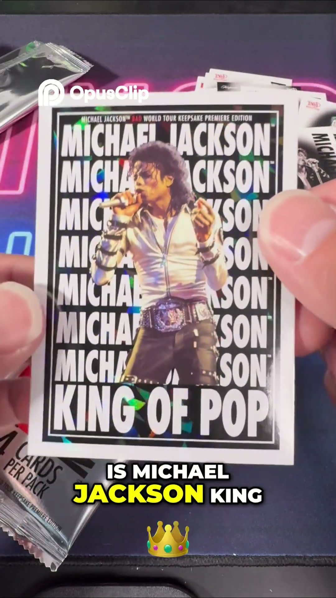 I Pulled a 01/17 Michael Jackson Card #michaeljackson
