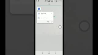 Add Google Calendar 'New reminder' widget on home screen screenshot 2