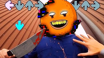 FNF Corrupted “SLICED” Got Me Like | Annoying Orange x Parkour x Learn With Pibby