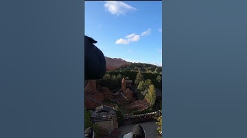 Would you ride this INSANE Drop Tower Ride? #shorts #themepark #walibi