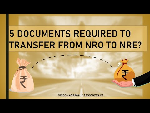 5 documents required to transfer from NRO to NRE | Fund transfer