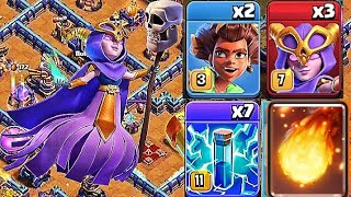 Super Witches  with  Fireball Unstoppable Combo #legendleageattacks  #attackstrategy