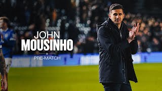 John Mousinho Pre-Match Pompey V Arsenal