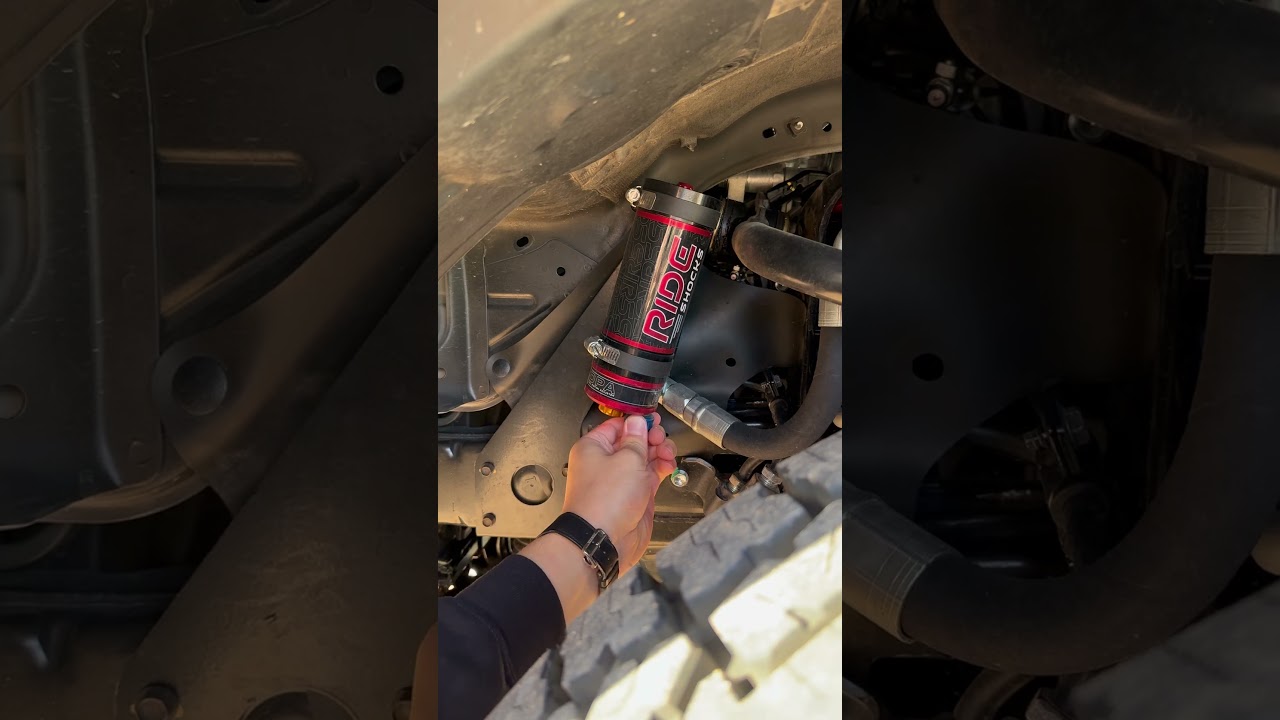 Ride Shocks come standard 12 clicks of High and Low Speed compression adjustment. #rideshocks