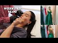 WEEKEND VLOG!! getting my lips refilled & trying on fancy graduation dresses