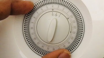 How to Use Set Adjust Mechanical Timer Control Pin Clock Switch Instruction Ideal logic Combi Boiler