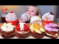 비비드🌈 크로넛 도넛 디저트 먹방 Dessert Mukbang | Croissant Donuts | クロワッサンドーナツ