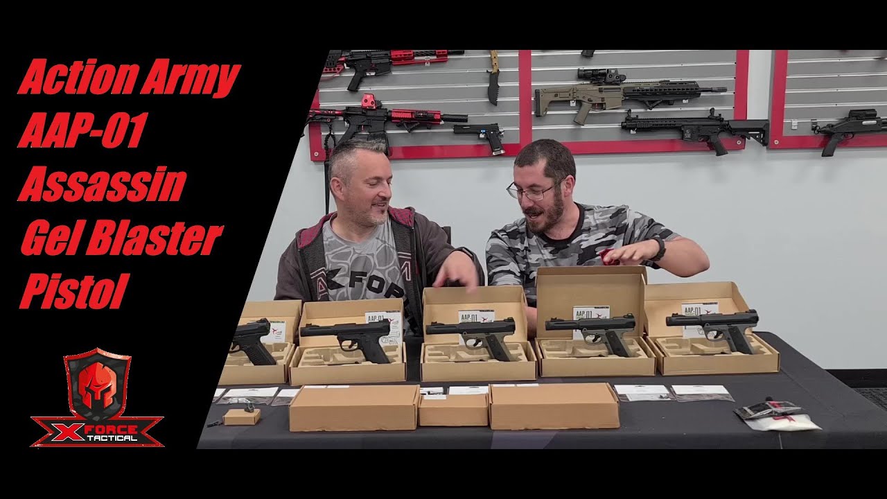 Action Army AAP-01 Assassin Gel Blaster Pistol by X-Force Tactical