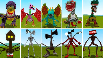 EVOLUTION OF ALL NEW ERROR HEAD MONSTER FAMILY VS DINO TOY PIANOSAURUS FAMILY In Garry