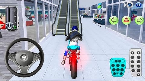 Exploring the Express Bus Terminal on a New Bike - 3D Driving Class  gameplay -🩵🩵
