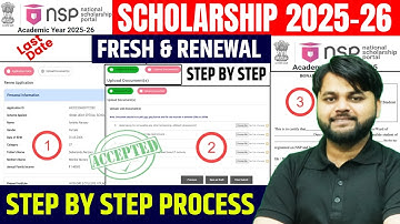 National Scholarship Portal 2025-26 Apply | Fresh & Renewal | NSP Scholarship 2025-26 Apply Online
