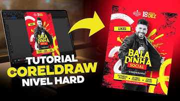 Como criar flyer de evento no CorelDRAW passo a passo para iniciantes