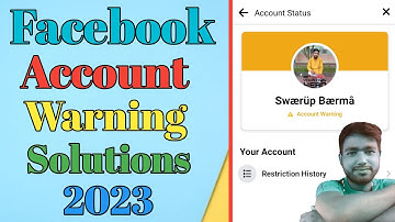 Facebook Account Warning Problem Solved In 2 Minutes || Facebook Account Warning || Bangla 2023