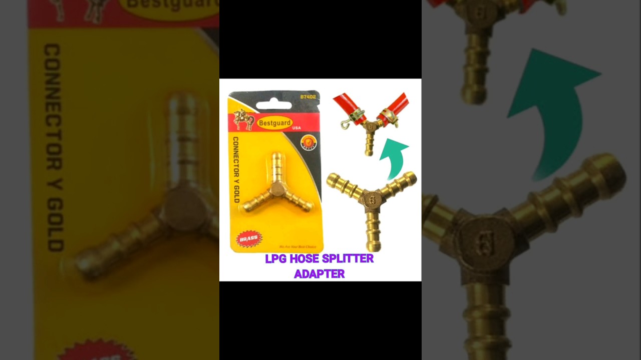 Low Pressure - Y Joint - 3 & 4 Way Nozzle LPG Y Hose Joiner! T ! 