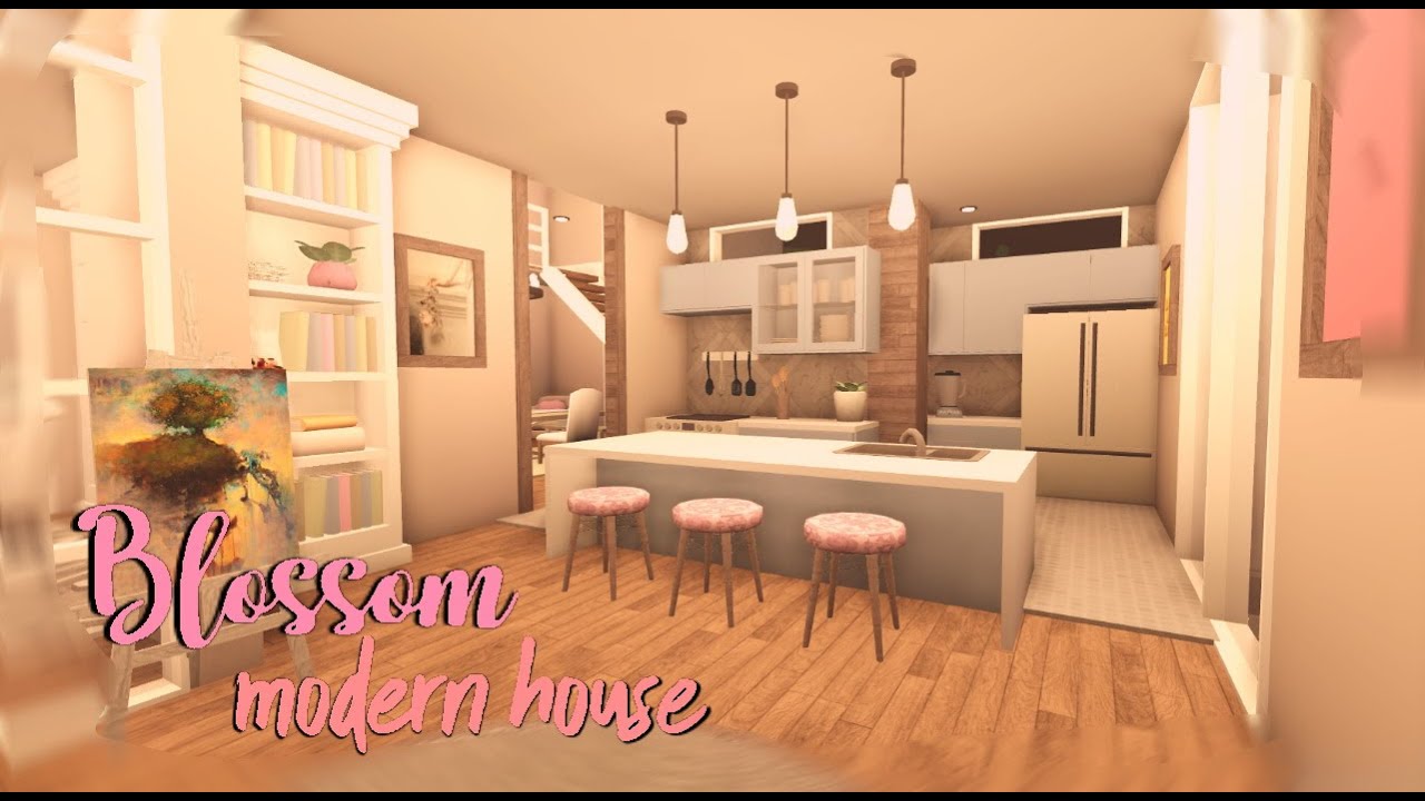 Blossom Modern House | 175k | Welcome To Bloxburg - YouTube