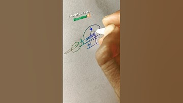 Nandini name signature style | #shorts #vairalshort #trendingshorts #youtubeshorts #signature #sign