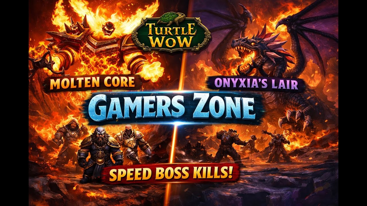 WoW Turtle LIVE 🔥 | Molten Core + Onyxia | Gamers Zone Raid Night