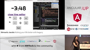 Shmuela Jacobs -  Making your life better with Augury | AngularUP2016