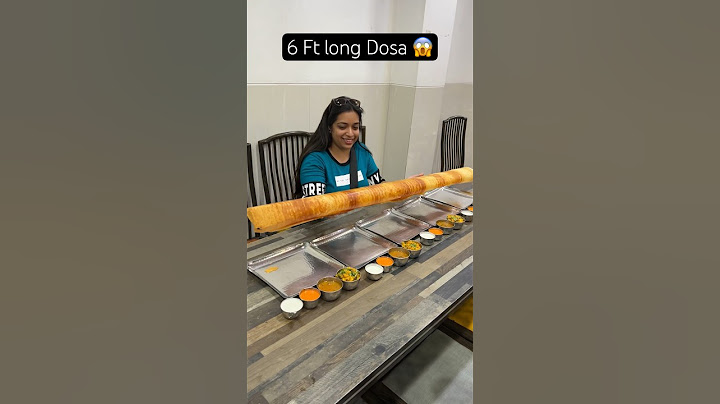 6 Ft long masala Dosa in | #youtubeshorts #shortsfeed #streetfood #viral #shorts #youtube #south