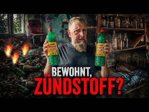 GEFÄHRLICHE FABRIK! 🔥 Spiritusflaschen & Schlafplätze gefunden – wohnen hier noch Menschen?