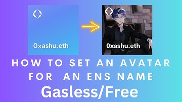 How to set an Avatar for an ENS name (gasless/free) | set profile photo for ENS name. | New manager.