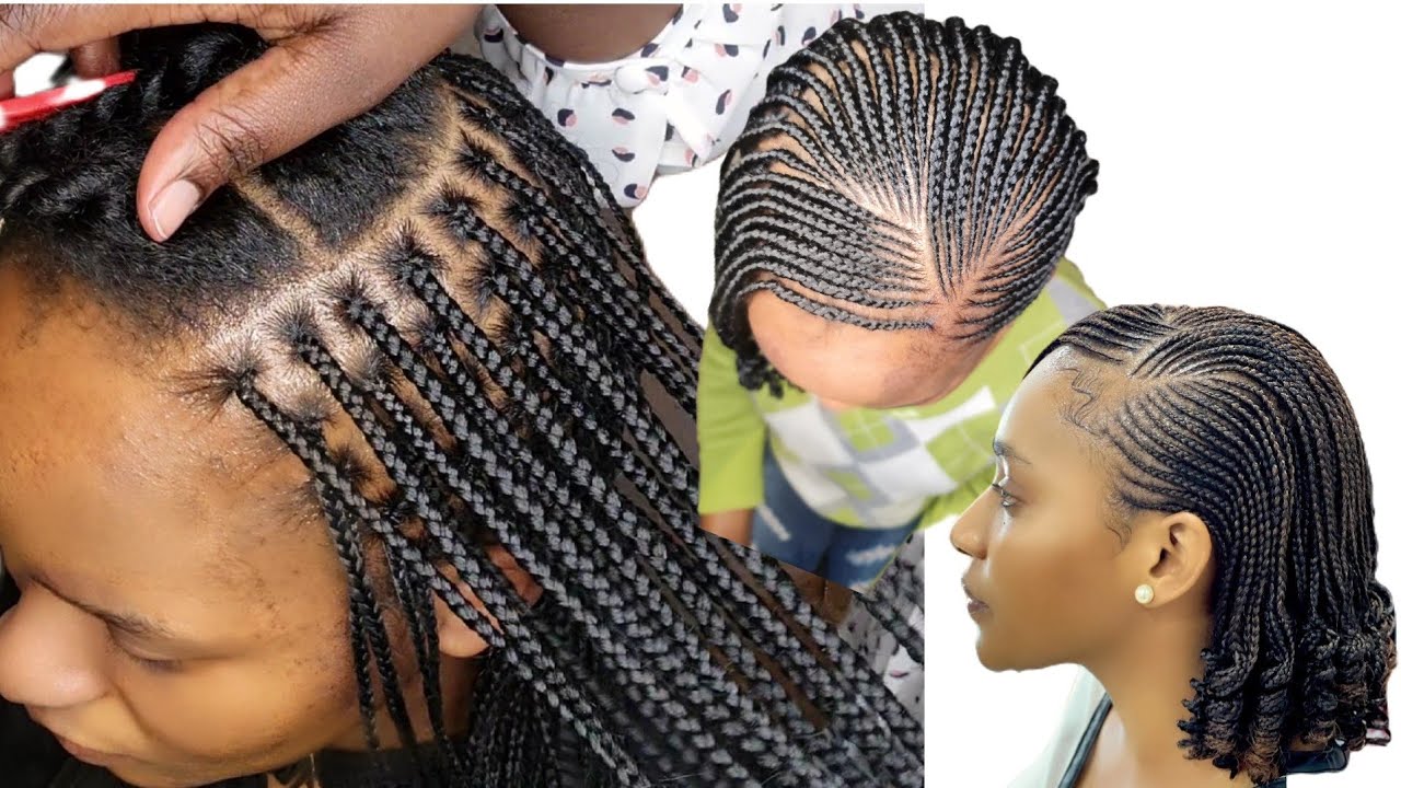 20 Attractive Natural Cornrow Braids Hairstyles For Black Women In 2022 -  CurlsQueen