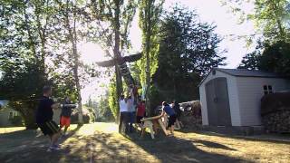 Totem Pole Erection, Snohomish, Washington