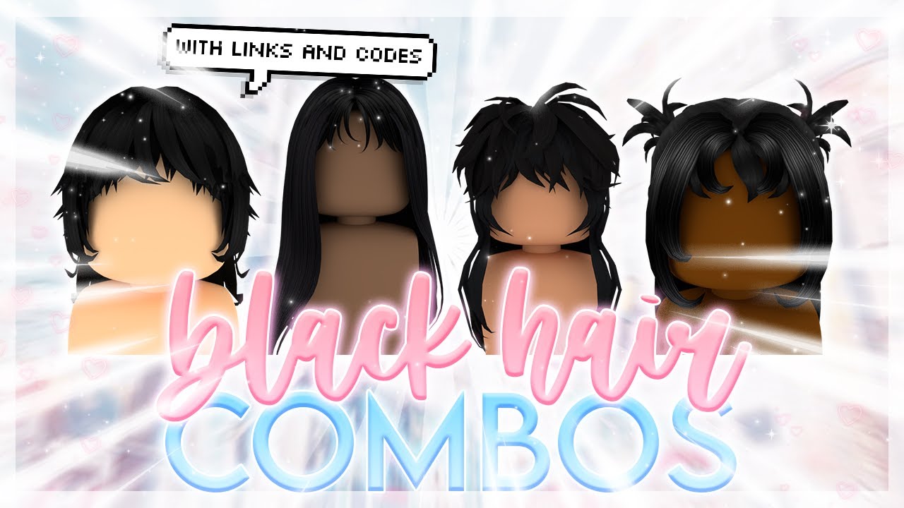 7 Black hair roblox ideas  roblox, roblox gifts, black hair roblox