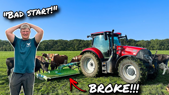 WE HAVE TO MUCH NOW!?.... COWS WON'T EAT THE GRASS!!!