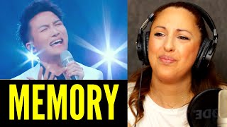 ZHOU SHEN | MEMORY ' CATS' | Vocal coach  REACTION & ANALYSIS