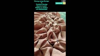 Honeycomb Smocking Technique  #fashiondesign #sewing #diy #indiandesignerwear #fashion