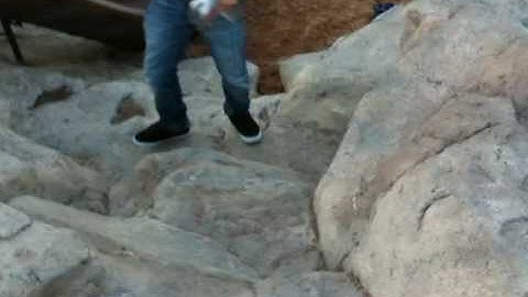 Axial SCX-10 Honcho rock crawling