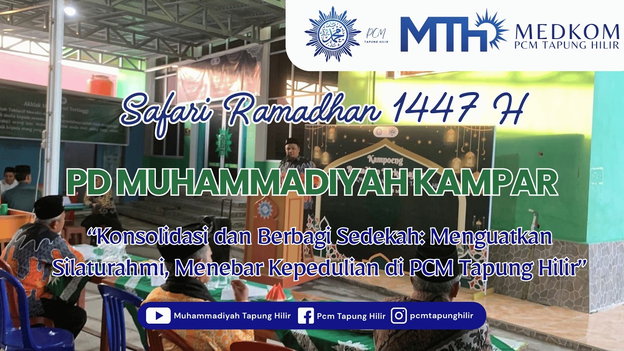 Kunjungan Safari Ramadhan PDM Kampar dan PDPM Kampar